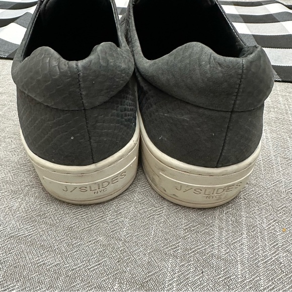 J/Slides Heidi Snake Embossed Leather Shoe - Picture 12 of 12